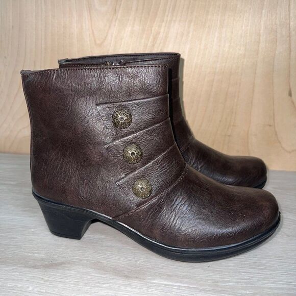 Easy Street Arlene Wave Comfort Ankle Boots Brown Women's 6 UK 4 EURO 36 - Picture 3 of 9